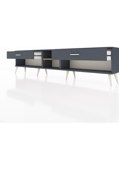 Arges Tv Ünitesi Tek Raflı 2 Çekmeceli 220x30x51 Antrasit-çam/antrasit Atlas Çam/antrasıt - Antrasıt Arges Tv Ünitesi Tek Raflı 2 Çekmeceli 220x30x51 Antrasit-çam/antrasit Atlas Çam/antrasıt - Antrasıt