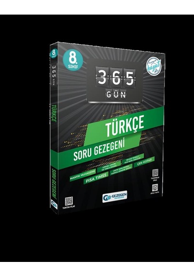 Gezegen Yayınları 8. Sınıf LGS Türkçe 365 Gün Soru Gezegeni 2022 N11.4881