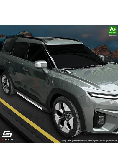 S-dizayn Ssangyong Musso Elektrikli Skyline Krom Yan Basamak 223 Cm 2025 Üzeri A+ Kalite