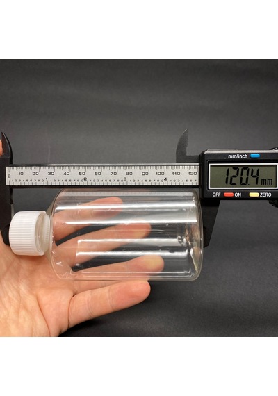 250 Cc Küt Boyunlu Şeffaf Pet Şişe , Beyaz Kapaklı Kalın Pet Şişe 250 Ml X 6 Adet