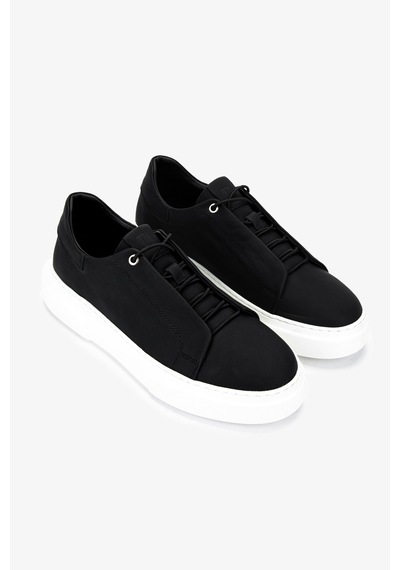 Valmenti Erkek Hakiki Deri Siyah Sneakers & Spor Ayakkabı 965 2617 Erk Ayk Y25 Sıyah Zuma Siyah