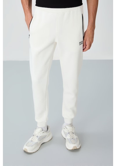 Tommy Life Cesar Ekru Cepli Şardonlu Erkek Eşofman Alt - 84929 Ekru