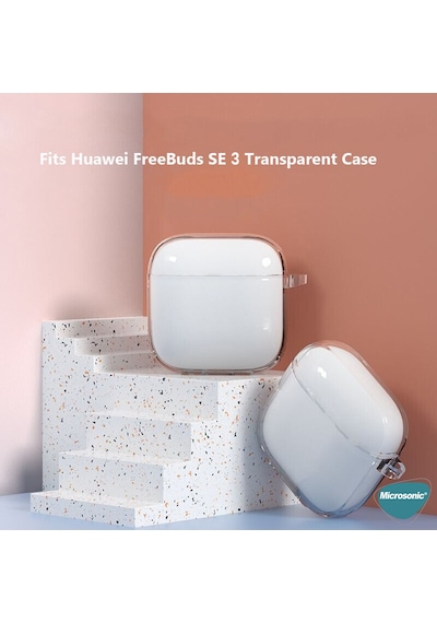 Microsonic Huawei Freebuds Se 3 Kılıf Transparent Clear Soft Şeffaf