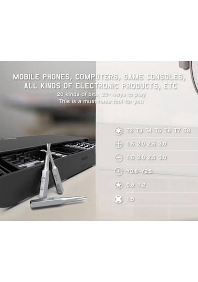Coofbe Jm8170 Cep Telefonu Pc Saat ve Kamera İçin 21 Parça Çel