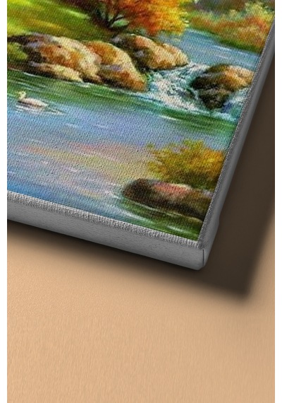 Webstyle Sayılarla Boyama Seti Kasnaklı Kır Evi 60 X 75 Cm