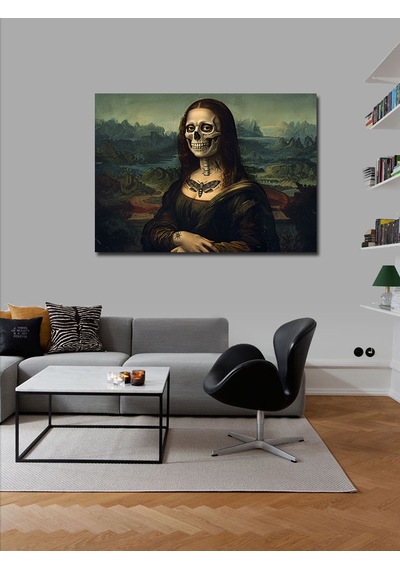 Kanvas Tablo Karanlık Mona Lisa