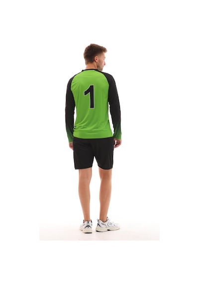 Sportech Yeşil Şortu Sünger Destekli Kaleci Forma Takımı R0124 Yeşil - Siyah