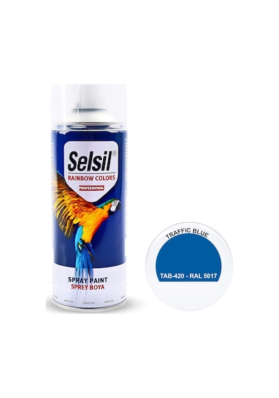Rainbow 400 Ml Sprey Boya Trafik Mavi