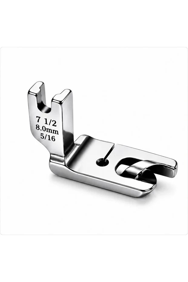 Sanayi Tipi Düz Dikiş Makinesi Kıvırma Ayağı Seti 5 Adet 2.4 / 3.2 / 4.8 / 6.4 / 8 Mm