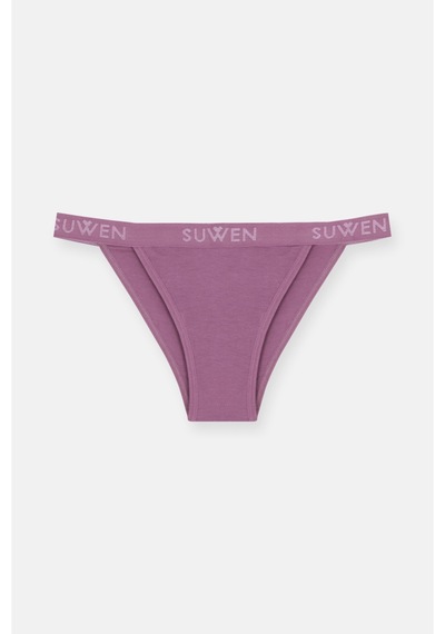 3'lü Pamuklu Lastikli Normal Bel Slip Külot Pembe