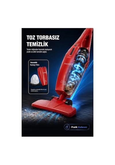 Fantom Hamarat P1500 500 W Toz Torbasız Elektrikli Süpürge