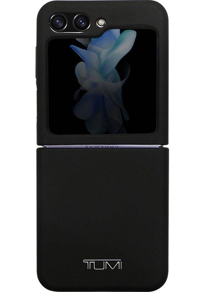 Galaxy Z Flip 5 Uyumlu Kılıf Tumı Liquid Silikon Metal Logo Dizayn Lisanslı Kapak Siyah