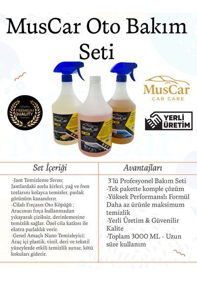 Muscar Oto Bakım Seti