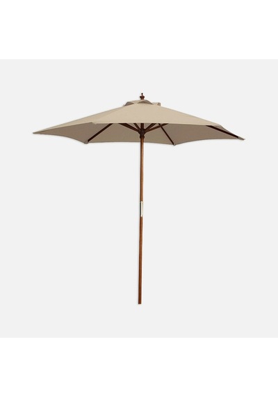 Sunfun Ahşap Şemsiye Naturel 300 Cm Diğer