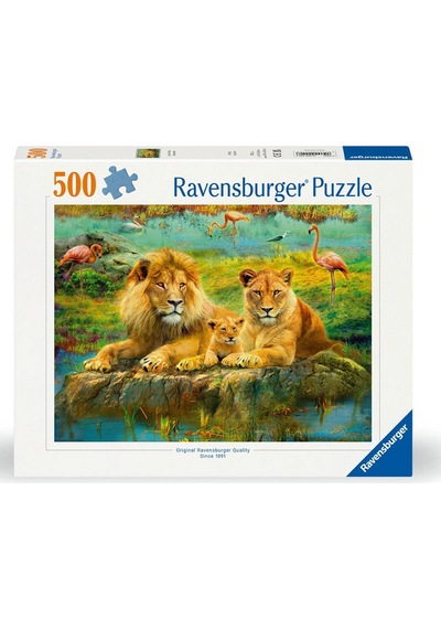 Ravensburger Puzzle Aslan Ailesi 500 Parça