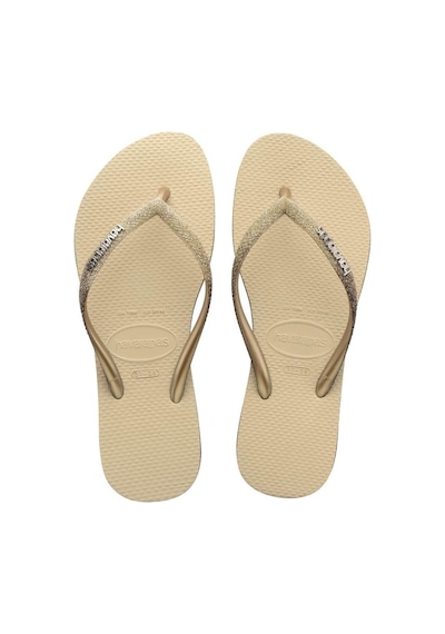 Havaianas Slim Sparkle Iı Bayan Terlik - Sand Grey Altın