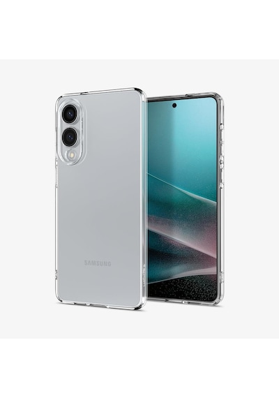 Spigen Galaxy S25 Edge İle Uyumlu Kılıf Liquid Crystal 4 Tarafı Tam Koruma Crystal Clear Şeffaf