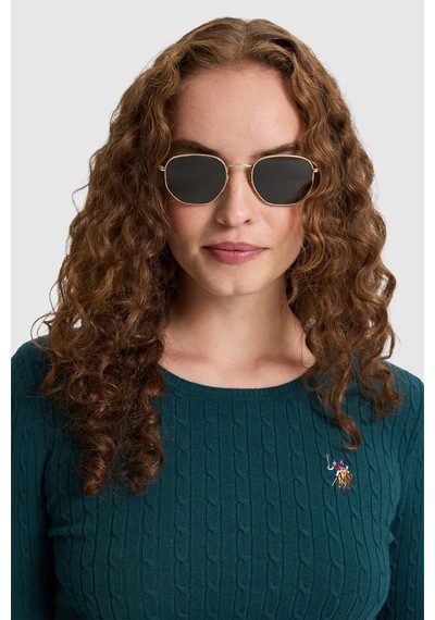 U.S. Polo Assn. Kadın Yeşil Basic Kazak 50331602 Vr060 Eden Green