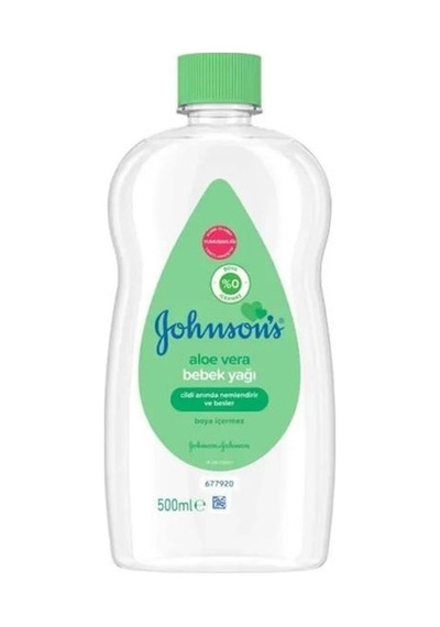 Johnson's Baby Yağ 500ml. Aloe Vera