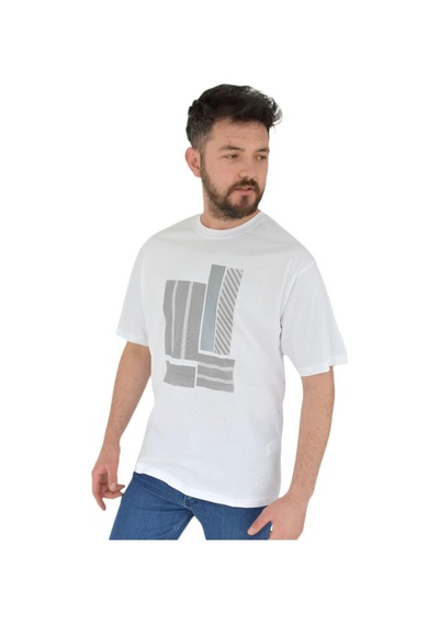Erkek Baskılı Oversize Tişört 2378 Bgl-st02802 001