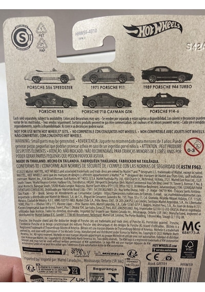 2024 Hot Wheels Porsche Series Porsche 935 Blue-hrw59