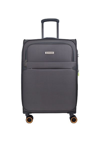 Pierre Cardin Ultra Light Hafif Lüx Kumaş 2'li Valiz Seti Büyük Boy - Kabin Boy Gri PC6000