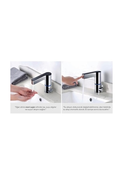 Sensörlü Lavabo Bataryası İle Pratik Hijyen