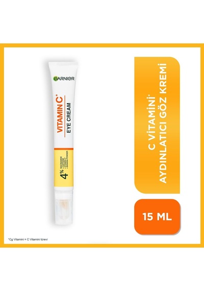 Garnier C Vitamini Parlak Aydınlatıcı Göz Kremi