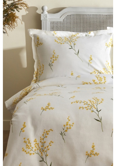Karaca Home Loretta %100 Pamuk Tek Kişilik Pike Takımı Sarı Sarı