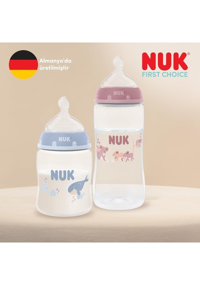 First Choice Cam Biberon, 240 Ml, Denizatı Çok Renkli