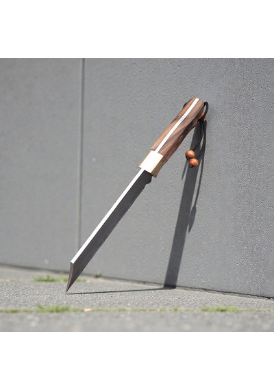Koleksiyonluk N690 Böhler Çelik Tanto Kamp Bıçak Premium Kalite Açık Kahverengi