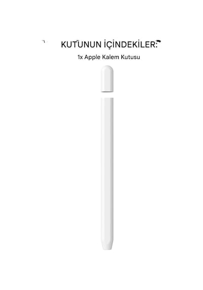 Apple Pencil Usb-c İçin Uyumlu Koruyucu Esnek Silikon Kılıf Kalem Değildir Gri