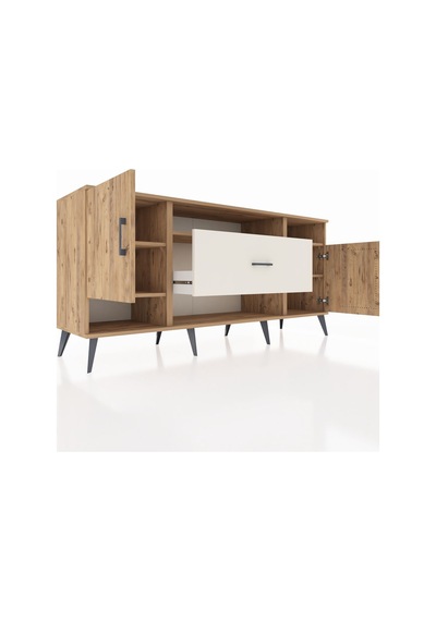 Hyperion Konsol 5 Raflı Tek Çekmeceli 2 Kapaklı 176x44x83 Çam-çam/aytaşı Çam/aytaşı Hyperion Konsol 5 Raflı Tek Çekmeceli 2 Kapaklı 176x44x83 Çam-çam/aytaşı Çam/aytaşı