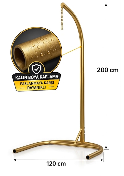 Salıncak Ayağı Ve Zinciri Altın