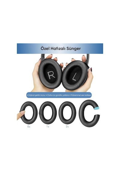 Bose İle Uyumlu Quietcomfort 45 Qc45 & Quiet Comfort Se Qc Se İçin Suni Deri Kulaklık P