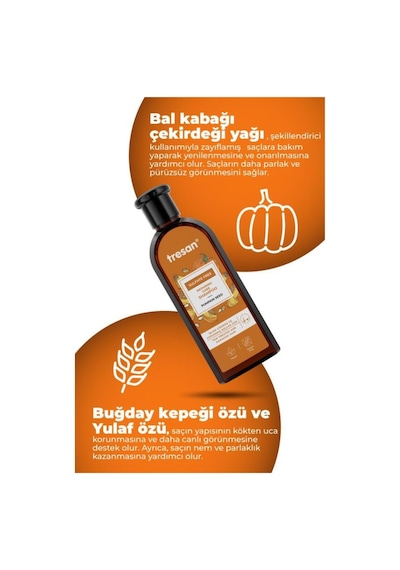Tresan Bal Kabağı Onarıcı Sülfatsız Şampuanı 300 Ml Tüm Saçlar