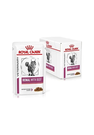 Royal Canin Renal With Beef 12 Adet X 85 G Renal İle Sığır Etli Yaş Kedi Maması 308426456