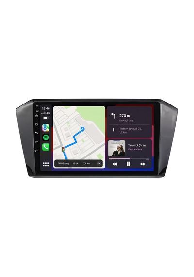 Volkswagen Passat 2015-2022 Android Multimedya Carplay Android Auto Navigasyon 4gb Ram 64gb 10"