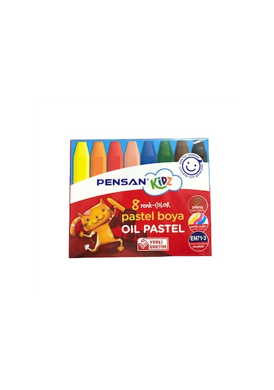 Pensan Kidz 8 Renk Yağlı Pastel Boya