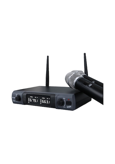 Westa Wm-202h 1 Alıcı + 2 El Kablosuz Uhf Telsiz Mikrofonu Seti-136943