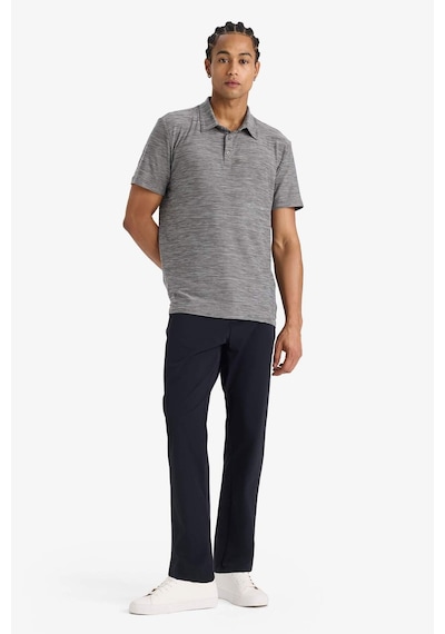 DeFactoFit Esnek Kumaş Standart Fit Polo Yaka Sporcu Kısa Kollu Tişört D9241AX25SPGR388