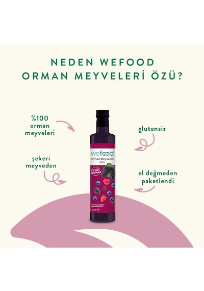 Wefood Orman Meyveleri Özü 335 Gr 8683347037230