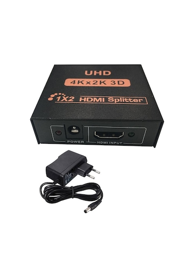 Hdmı Splitter 1 Giriş 2 Çıkış 2K 4K Uhd 3D Hdmı Splitter