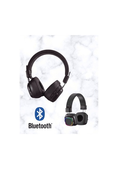 Kablosuz Rgb Işıklı Katlanabilir Bluetooth Kulak Üstü Kulaklık - Hs08373191-1069 Renkli