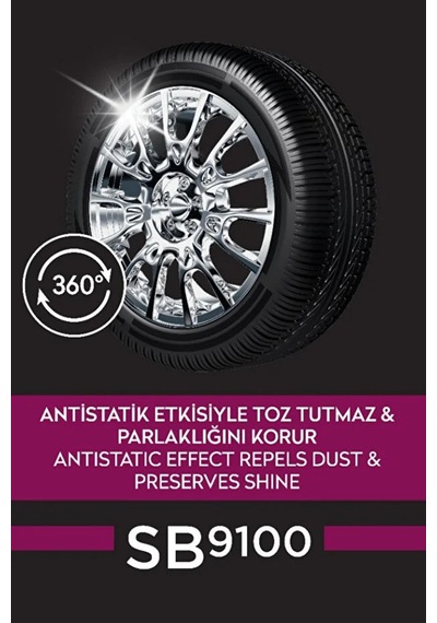 Lastik Parlatıcı Sprey Toz Tutmaz Parlaklığını Korur 500 Ml Kod : Sb9100 1adet