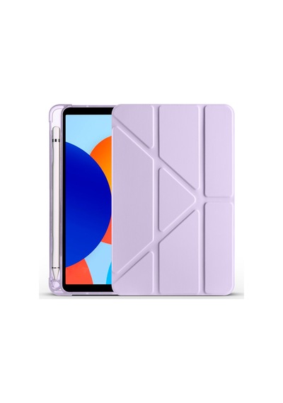 Xiaomi Redmi Pad Se 8.7 Kılıf Zore Tri Folding Kalem Bölmeli Standlı Kılıf Kapaklı Kılıf