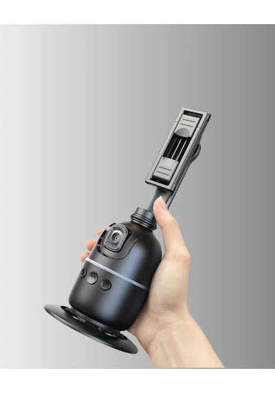 Hepsi Yapay Zeka Destekli Yüz Takip Özellikli 360 Derece Dönen Masaüstü Telefon Sabitleyici Yeni Nesil Najmaddin