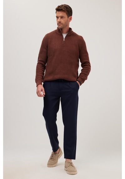 Tudors Erkek Slim Fit Dar Kesim Lastikli Bağcık Detaylı Lacivert Pantolon-38238 Lacivert Tudors Erkek Slim Fit Dar Kesim Lastikli Bağcık Detaylı Lacivert Pantolon-38238 Lacivert
