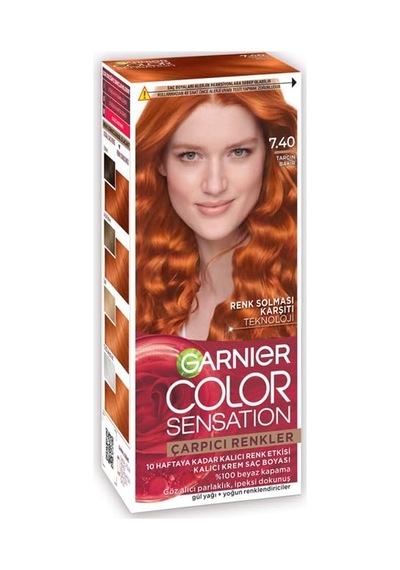 Garnier Çarpıcı Renkler 7.40 Tarçın Bakır Saç Boyası