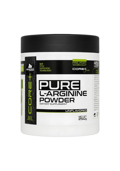 Mustang Nutrition Core+ Pure L-arginine Powder 250 Gr L-arjinin 50 Servis + Shaker + Protein Kahve Hediyeli Aromasız